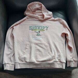 Peanuts Light Pink Pullover Hoodie